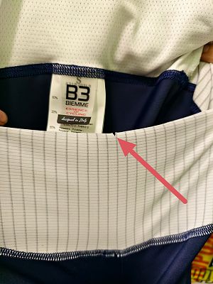 Превью  Велотрусы BIEMME Vivo Extreme Lady 25 c лямками с дефектом* Marine